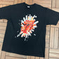 The Rolling Stones A Bigger Band Tour Graphic Tee | Size X-Large | Vintage 2000s Rock Band Black T-Shirt |