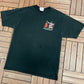 Dale Earnhardt Winston Cup Champion Graphic Tee | Size X-Large | Vintage 1990s NASCAR Racing Black T-Shirt |