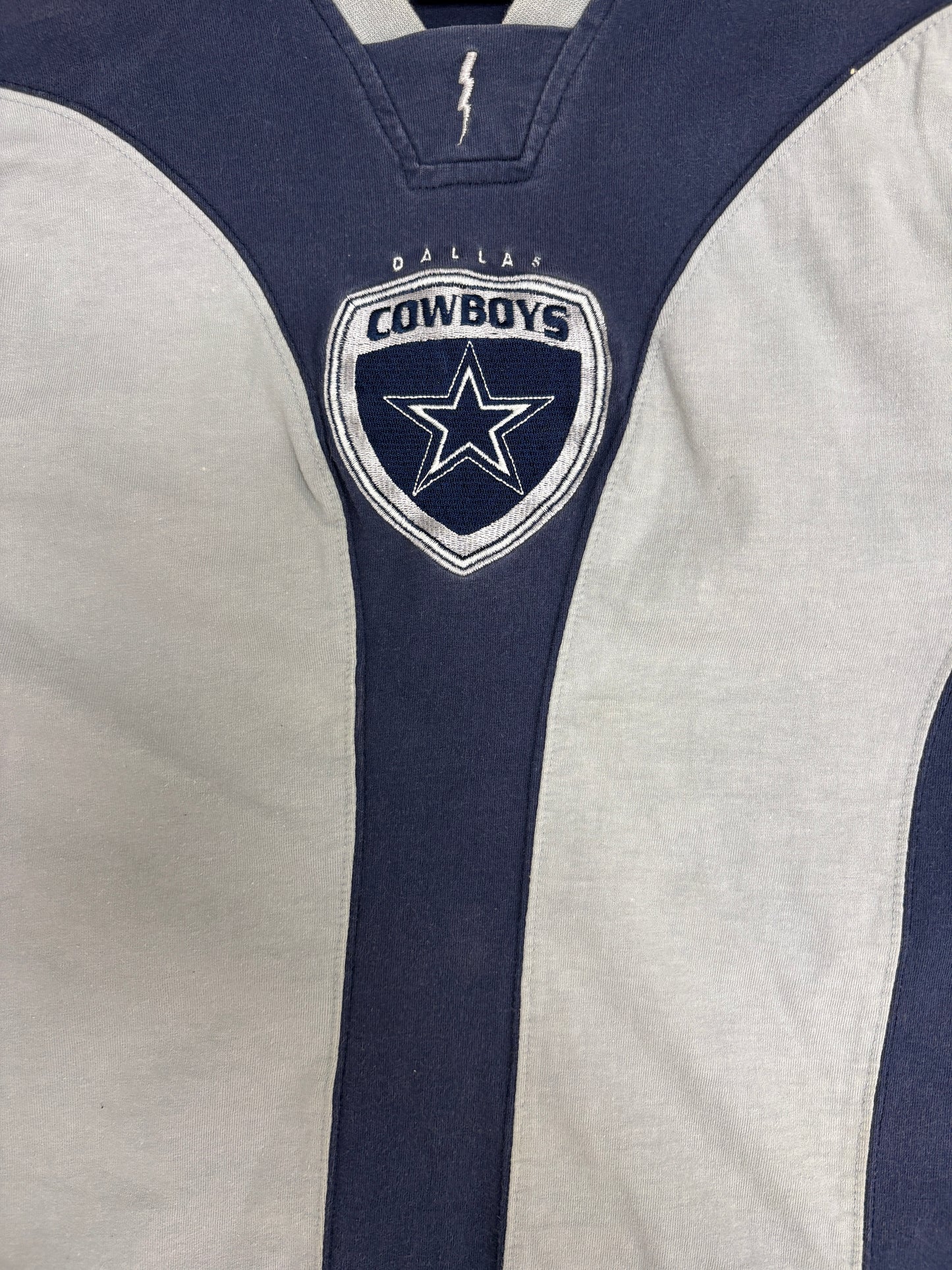 Dallas Cowboys Stitched Graphic Tee | Size Medium | Vintage 1990s Pro Player NFL Football T-Shirt |