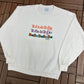 Frank Sinatra Do-Be-Do-Be-Do Graphic Crewneck | Size X-Large | Vintage 1990s Promotional White Sweater |