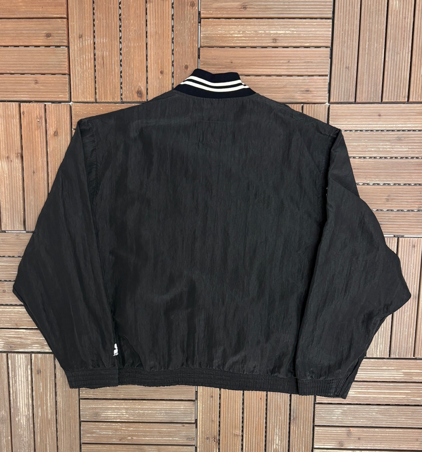 Kentucky Wildcats 1996 Champions Graphic Windbreaker | Size XX-Large | Vintage 1990s College Starter Black Jacket |