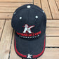 Kannapolis Intimidators Graphic Hat | Strap Back | Vintage 2000s MiLB Baseball Black Cap |