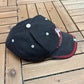 Kannapolis Intimidators Graphic Hat | Strap Back | Vintage 2000s MiLB Baseball Black Cap |