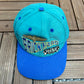 Brickyard 400 Racing Graphic Hat | Snap Back | Vintage 1990s NASCAR Racing Blue Cap |