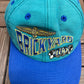 Brickyard 400 Racing Graphic Hat | Snap Back | Vintage 1990s NASCAR Racing Blue Cap |