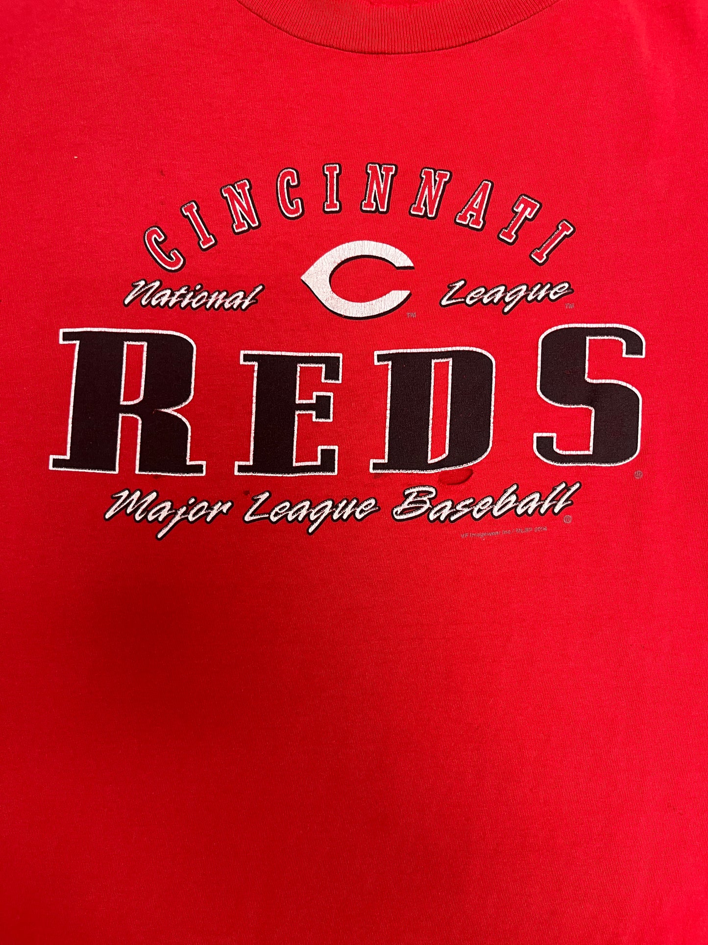 Cincinnati Reds Graphic Tee | Size XX-Large | Vintage 2000s MLB Baseball Red T-Shirt |