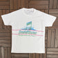 Salem Soundwaves Cigarettes Graphic Tee | Size X-Large | Vintage 1990s Promotional White T-Shirt |
