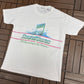 Salem Soundwaves Cigarettes Graphic Tee | Size X-Large | Vintage 1990s Promotional White T-Shirt |
