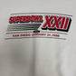 Super Bowl XXII Graphic Crewneck | Size X-Large | Vintage 1980s NFL Football White Sweater |