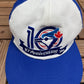 Toronto Blue Jays 10th Anniversary Graphic Hat | Snap Back | Vintage 1980s MLB Baseball White Cap |