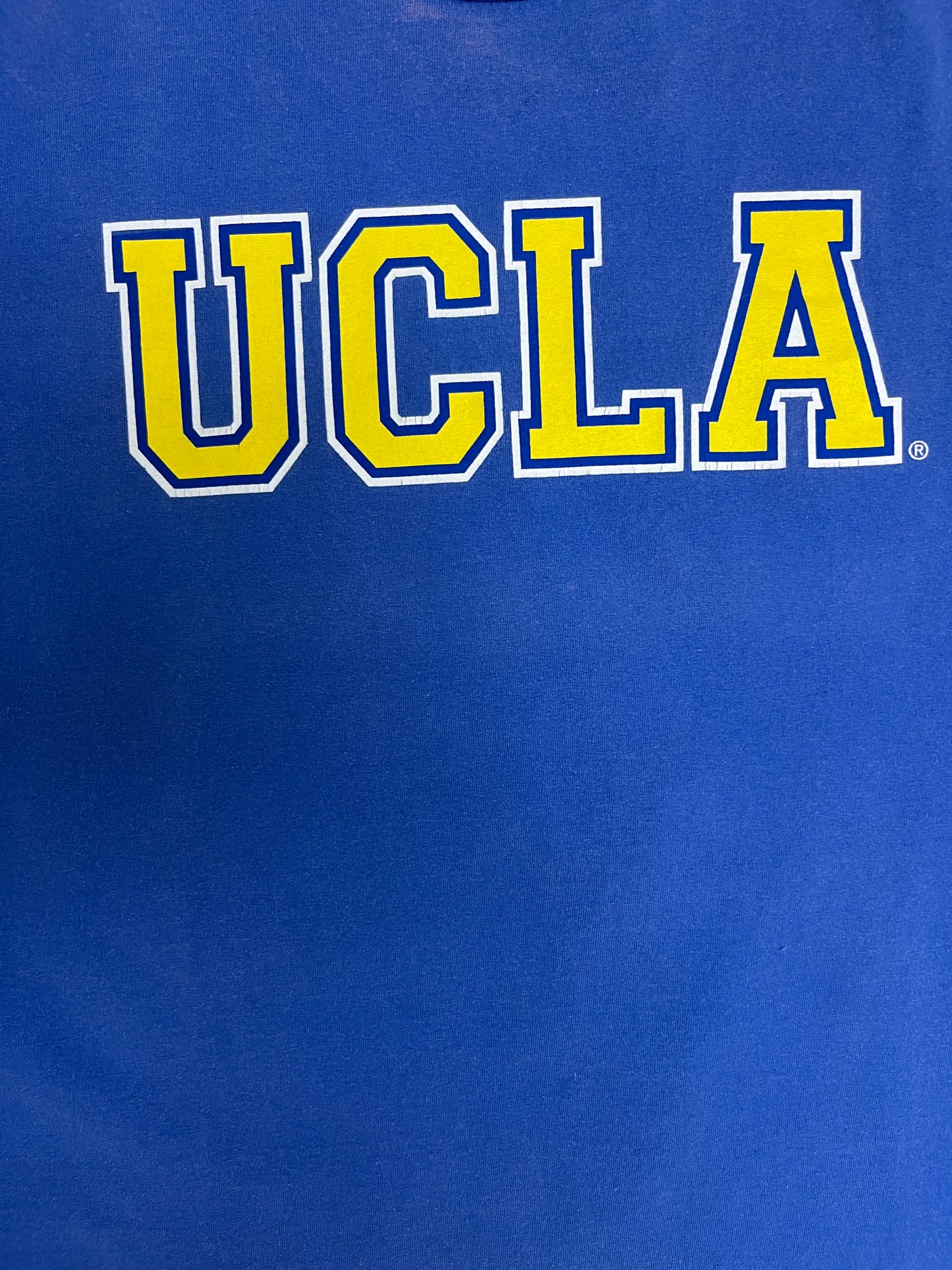 UCLA Bruins Spell Out Graphic Tee | Size XX-Large | Vintage 2000s College Sports Blue T-Shirt |