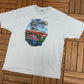 The Legendary Rolling 50's Graphic Tee | Size X-Large | Vintage 1990s Car Show Blue T-Shirt |