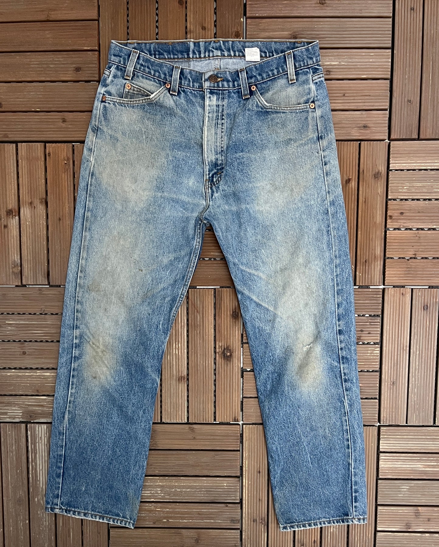 Levi Strauss & Co 505 Regular Fit Denim Jeans | Size 36 x 30 | Vintage 1990s Levi's Blue Jeans |