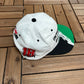 Interstate Batteries Racing Graphic Hat | Snap Back | Vintage 1990s NASCAR Racing White Cap |