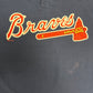 Atlanta Braves Graphic Tee | Size X-Large | Vintage 1990s MLB Baseball Blue T-Shirt |