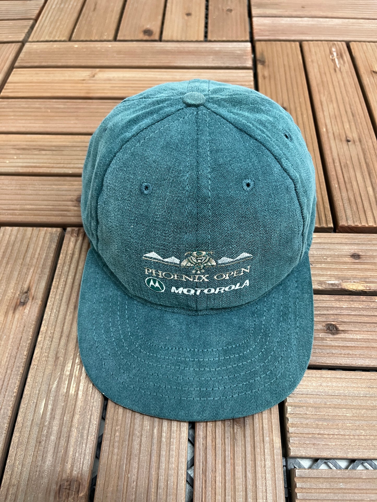 PGA Phoenix Open Graphic Hat | One Size | Vintage 1990s Golf Green Cap |