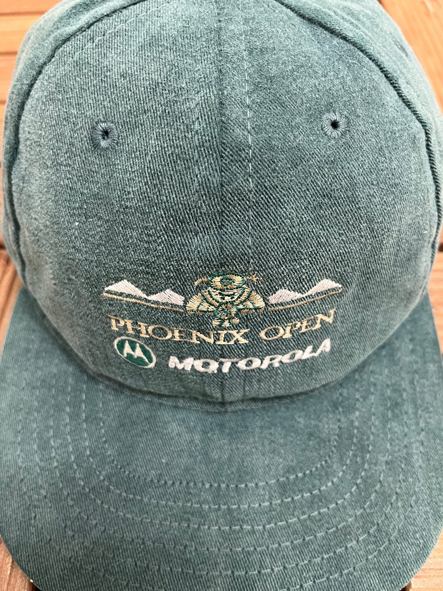 PGA Phoenix Open Graphic Hat | One Size | Vintage 1990s Golf Green Cap |