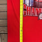 Detroit Red Wings Two In A Row Stanley Cup Champions Graphic Tee | Size X-Large | Vintage 1990s NHL Hockey Red T-Shirt |