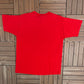 Detroit Red Wings Two In A Row Stanley Cup Champions Graphic Tee | Size X-Large | Vintage 1990s NHL Hockey Red T-Shirt |