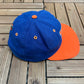 Tampa Bay Devil Rays Durham Bulls Graphic Hat | Snap Back | Vintage 1990s MiLB Baseball Blue Cap |