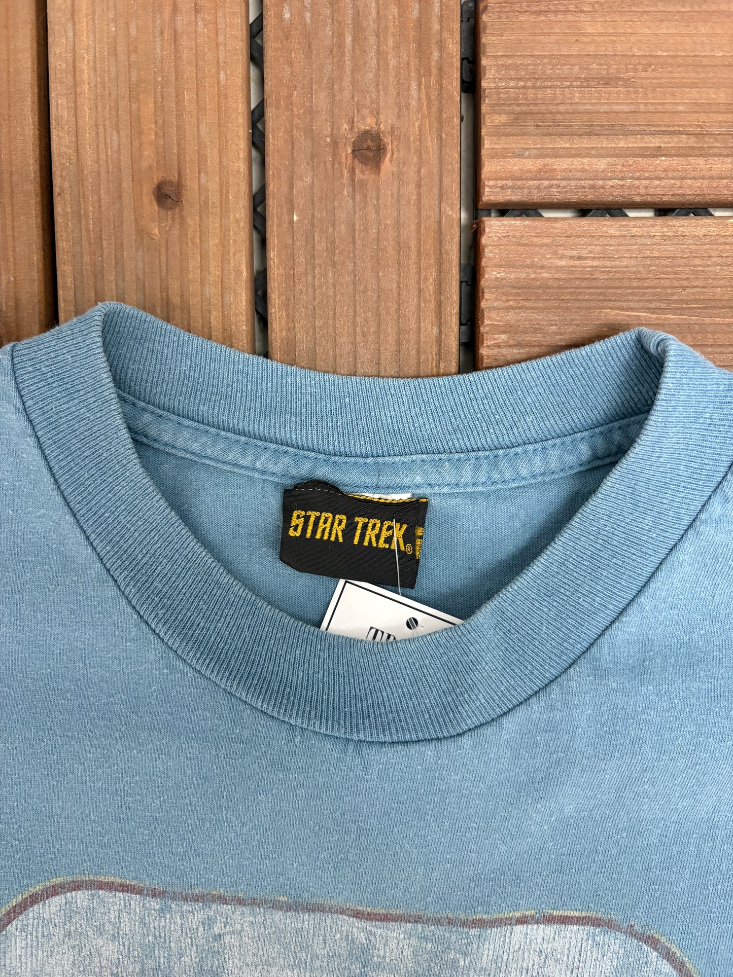 Star Trek Graphic Tee | Size Large | Vintage 2000s Television Blue T-Shirt |
