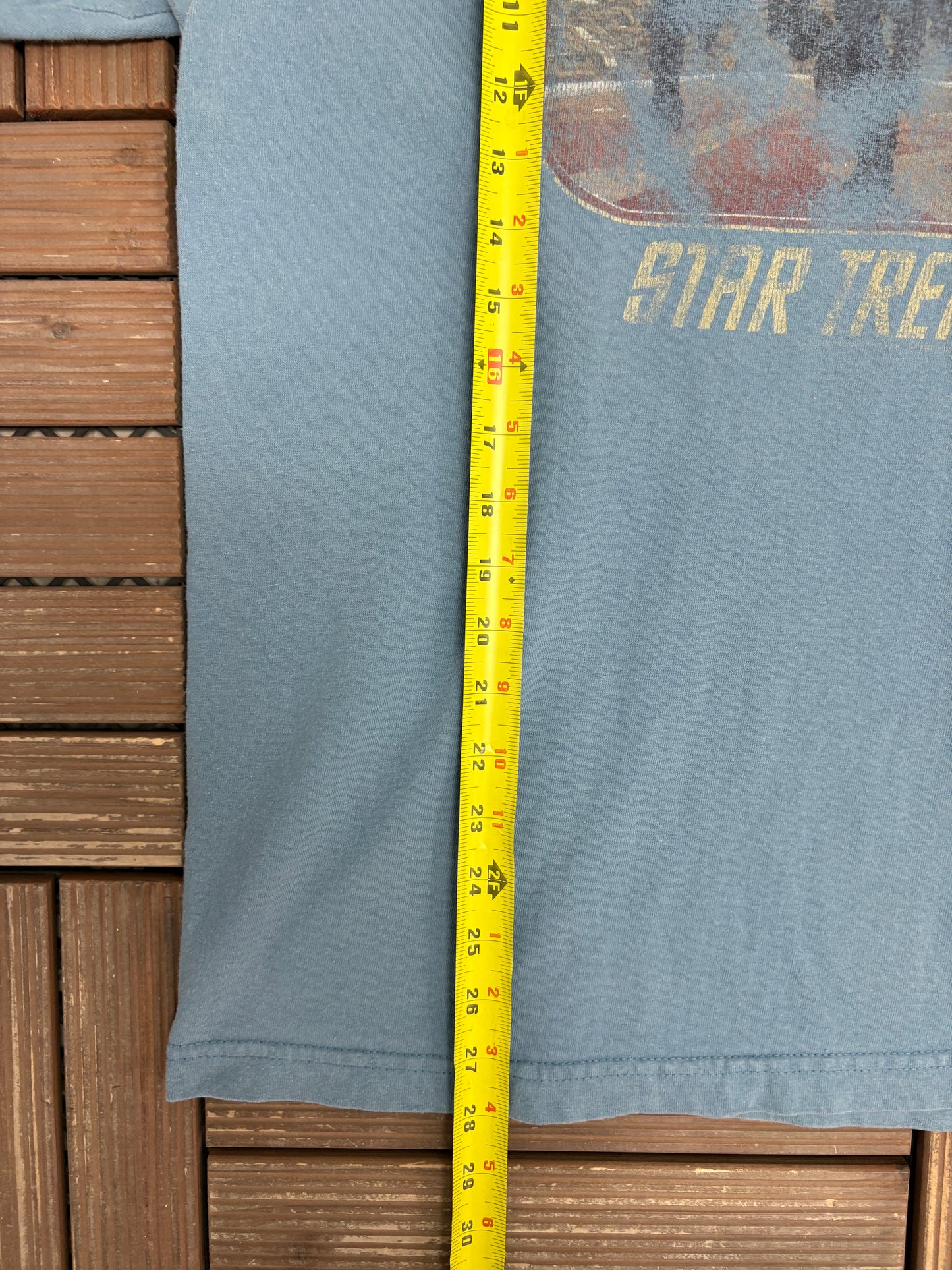Star Trek Graphic Tee | Size Large | Vintage 2000s Television Blue T-Shirt |