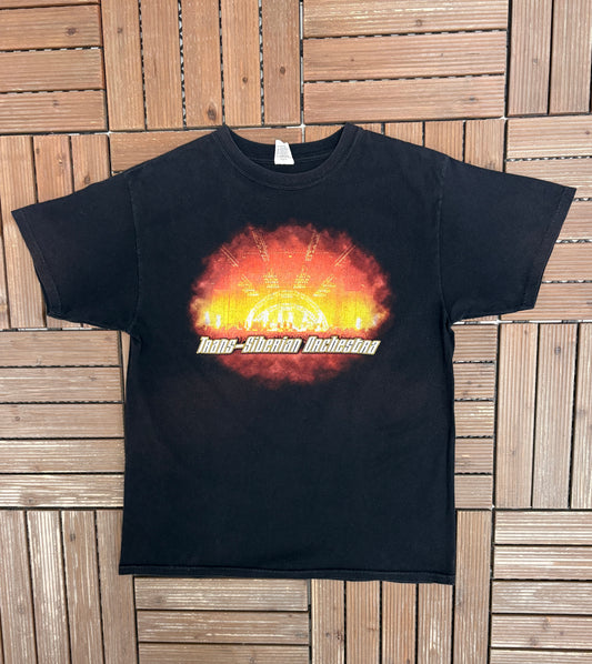 Trans-Siberian Orchestra Winter Tour 2008 Graphic Tee | Size Large | Vintage 2000s Black Metal Rock Band T-Shirt |