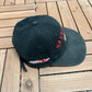 Dale Earnhardt RCR Graphic Hat | Metal Clasp | Vintage 2000s NASCAR Racing Black Cap |