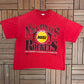 Houston Rockets 1994 Conference Champions Graphic T-Shirt | Size Large | Vintage 1990s NBA Basketball Red T-Shirt |