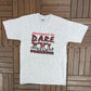 Property of D.A.R.E. Program Graphic Tee | Size Large | Vintage 1990s Promotional Grey T-Shirt |