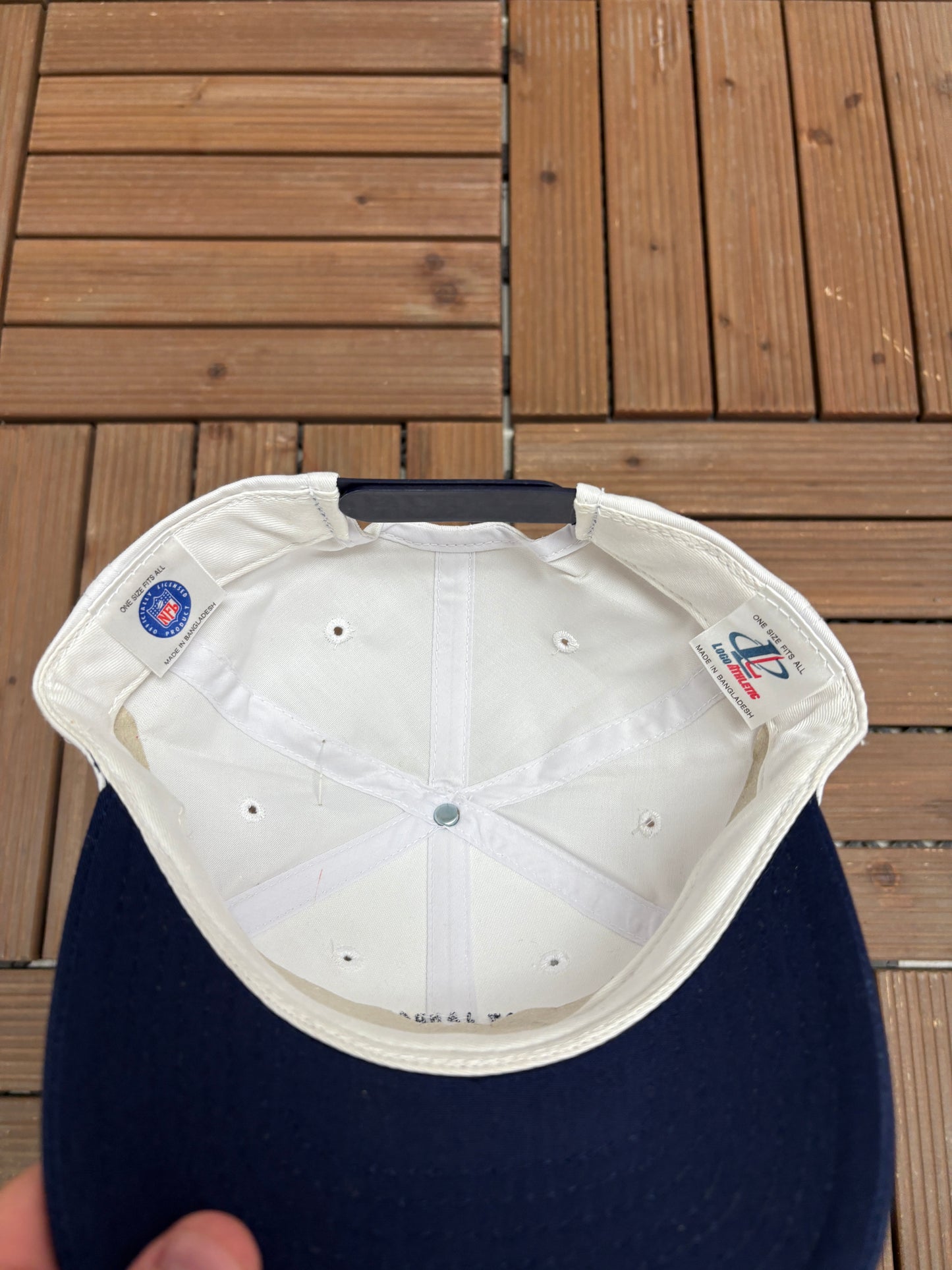 Super Bowl XXXIV Graphic Hat | Snap Back | Vintage 1990s NFL Football White Cap |