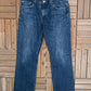 Banana Republic Straight Leg Denim Jeans | Size 34 x 32 | Modern Blue Jeans |