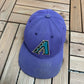 Arizona Diamondbacks Embroidered Graphic Hat | Snap Back | Vintage 1990s MLB Baseball Purple Cap |