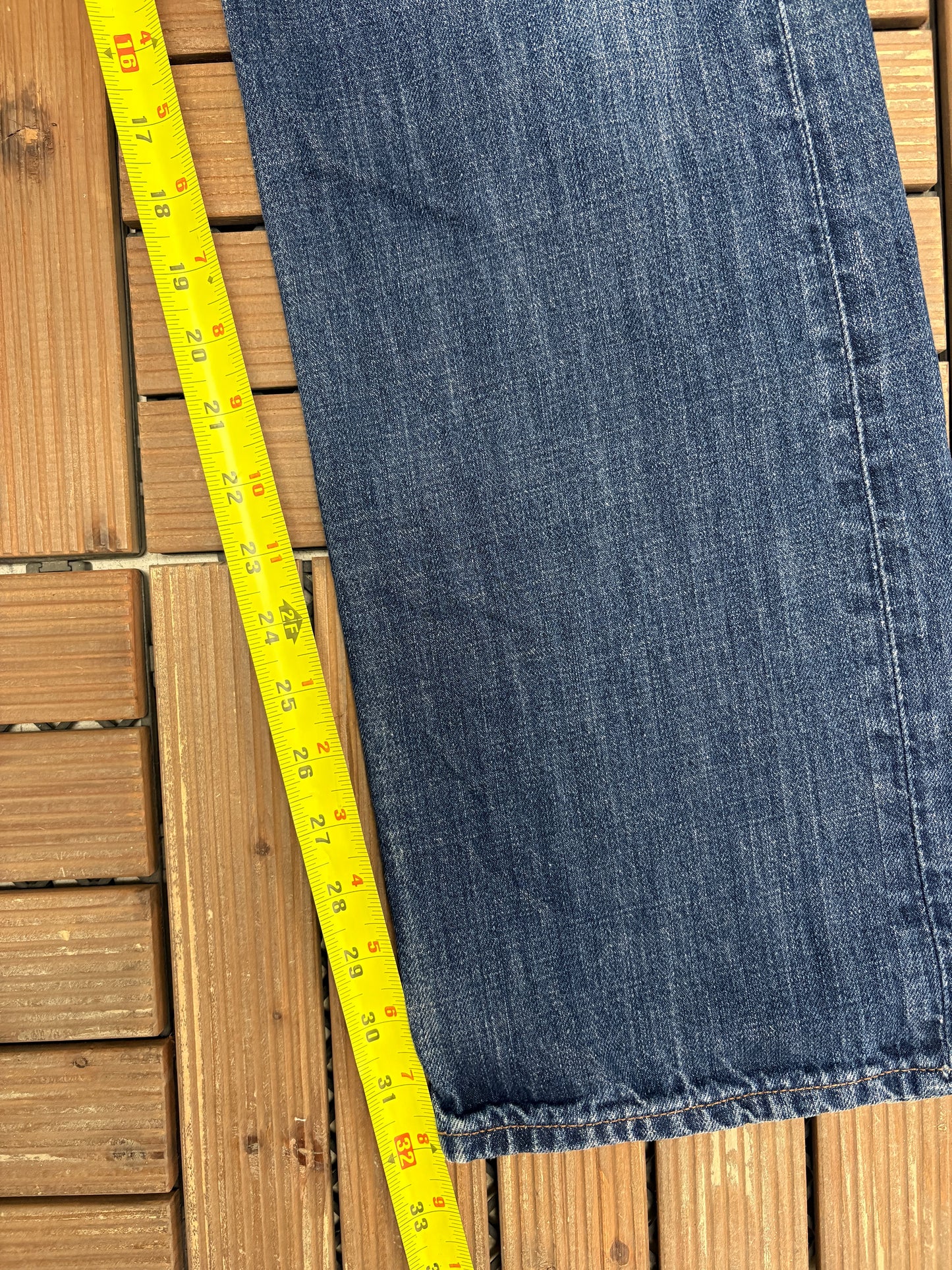 Banana Republic Straight Leg Denim Jeans | Size 34 x 32 | Modern Blue Jeans |