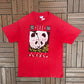 San Diego Zoo Giant Pandas Graphic Tee | Size Large | Vintage 1990s Single Stitch Promotional Red T-Shirt |