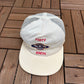 San Francisco 49ers Super Bowl XIX Graphic Hat | Snap Back | Vintage 1980s NFL Football White Cap |