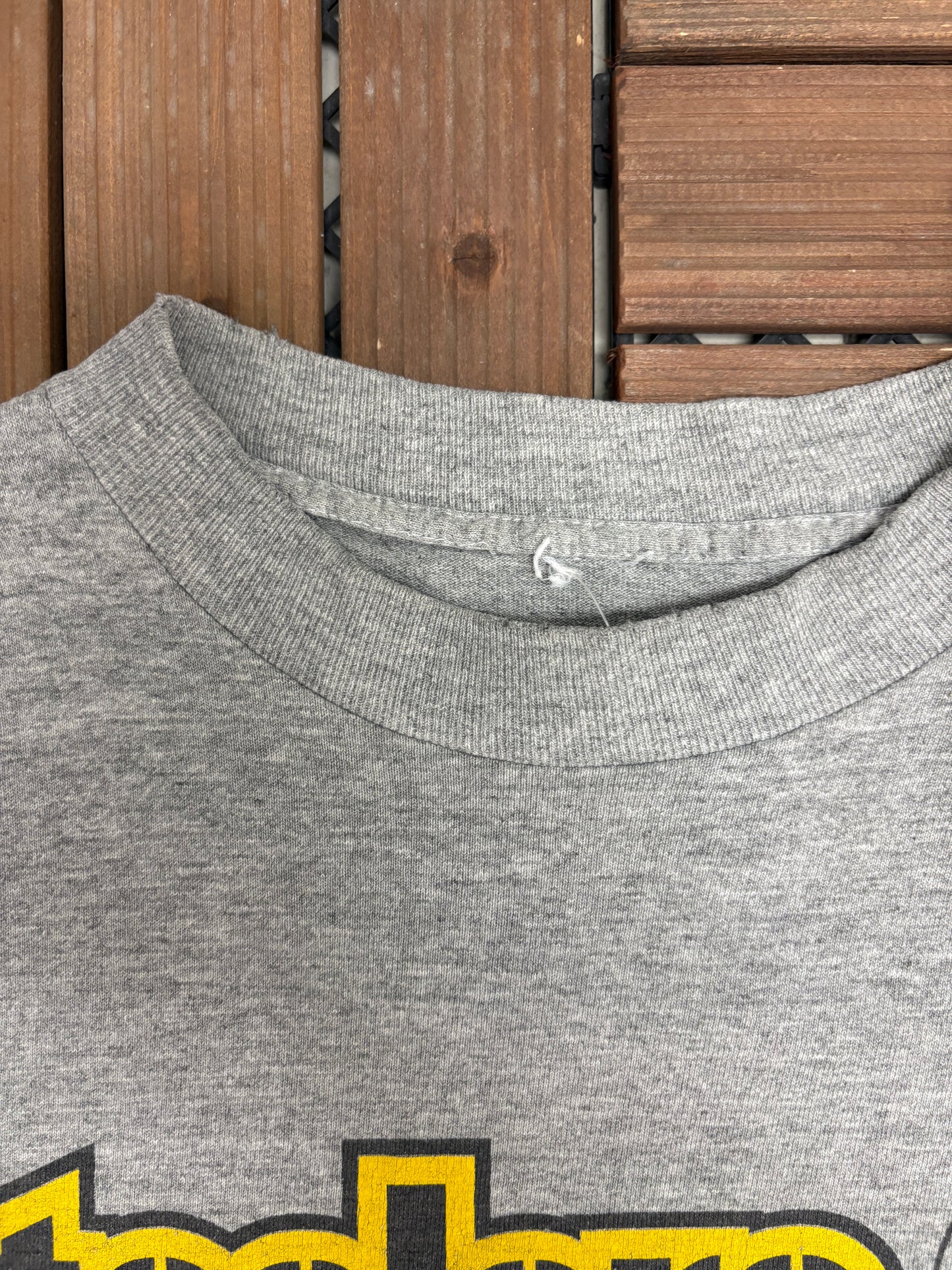 Pittsburgh Steelers Pro-Line Graphic Tee | Size X-Large | Vintage 1990s NFL Football Starter Grey T-Shirt |
