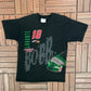 Bobby Labonte Interstate Batteries Graphic Tee | Size Large | Vintage 1990s Black Racing T-Shirt |