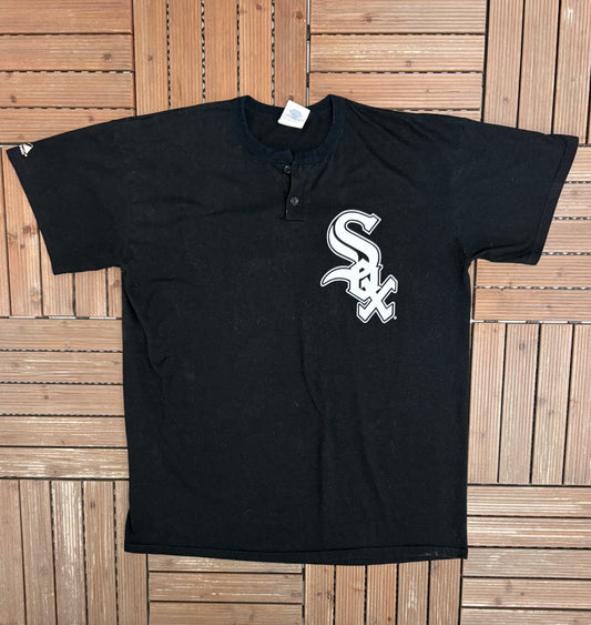 Chicago White Sox Graphic Tee | Size XX-Large | Vintage 1990s MLB Baseball Black T-Shirt |