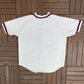 Atlanta Braves Stitched Baseball Jersey | Size Large | Vintage 1990s MLB Baseball White Jersey |