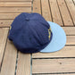 Michigan Wolverines Spell Out Graphic Hat | Snap Back | Vintage 1990s College Sports Blue Cap |