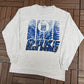 Duke Blue Devils Graphic Tee | Size Medium | Vintage 1990s College Basketball Grey Long Sleeve T-Shirt |