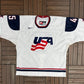 Team USA Matt Grzelcyk Hockey Jersey | Size X-Large | Vintage 2000s NHL Hockey White Jersey |