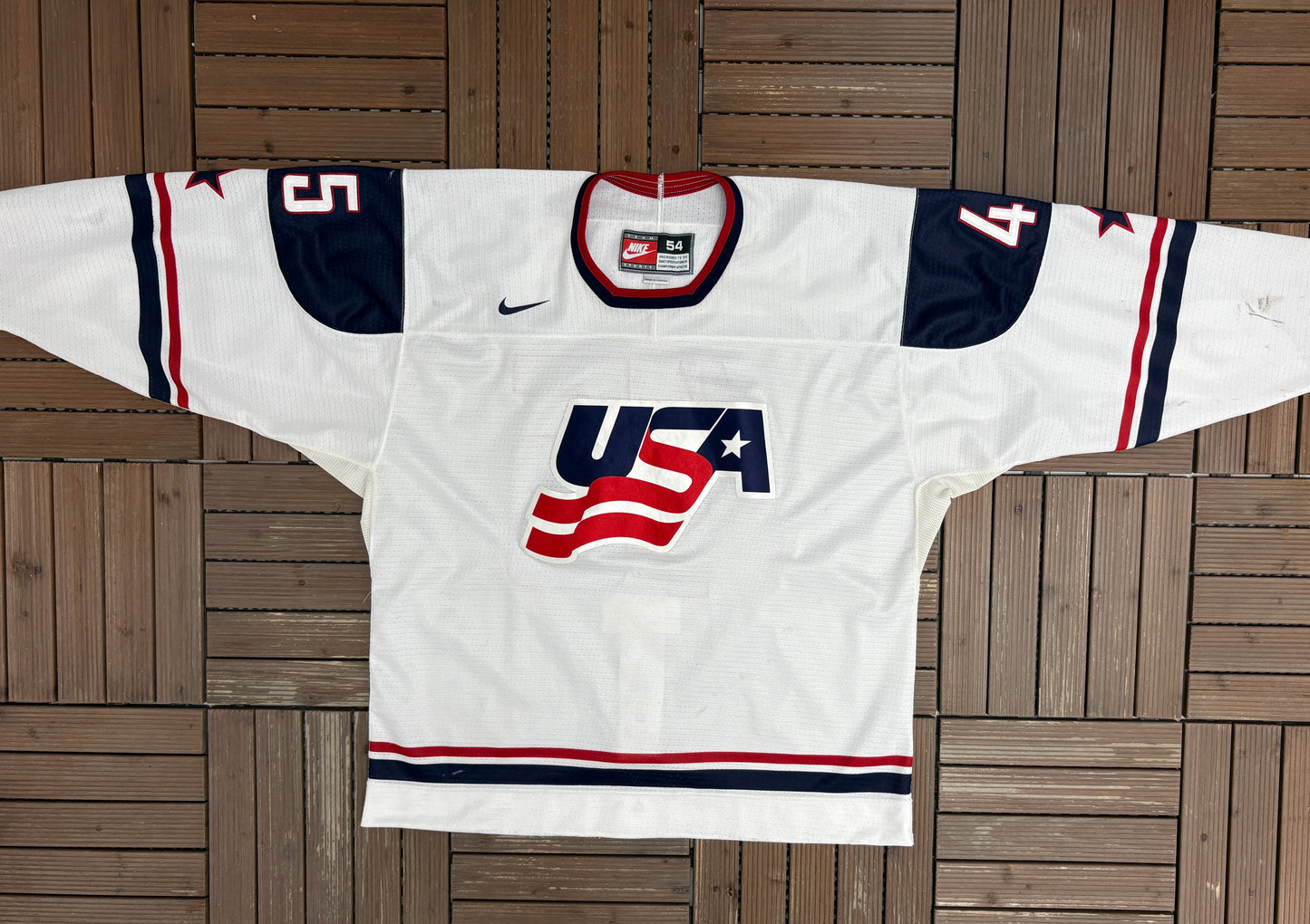 Team USA Matt Grzelcyk Hockey Jersey | Size X-Large | Vintage 2000s NHL Hockey White Jersey |