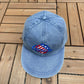 Rochester Americans Embroidered Graphic Hat | Metal Clasp | Vintage 2000s AHL Hockey Blue Cap |