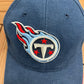 Tennessee Titans Embroidered Graphic Hat | Strap Back | Vintage 1990s NFL Football Blue Cap |