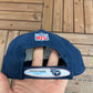 Tennessee Titans Embroidered Graphic Hat | Strap Back | Vintage 1990s NFL Football Blue Cap |