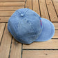 Rochester Americans Embroidered Graphic Hat | Metal Clasp | Vintage 2000s AHL Hockey Blue Cap |