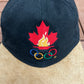 Team Canada Atlanta 1996 Olympics Hat | Metal Clasp | Vintage 1990s Black Cap |