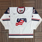 Team USA Matt Grzelcyk Hockey Jersey | Size X-Large | Vintage 2000s NHL Hockey White Jersey |